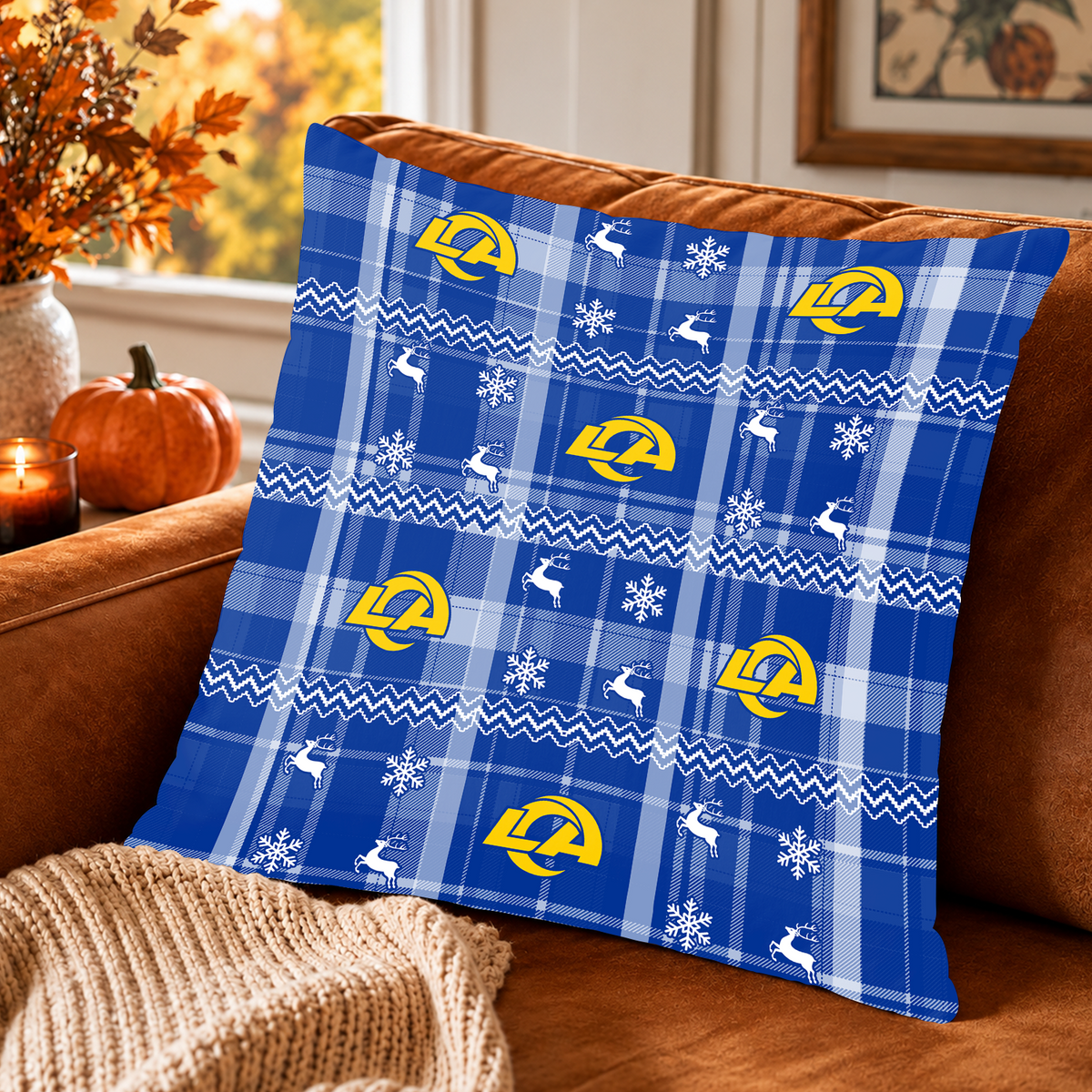 [TOUCHDOWN DEAL] NEW CUSTOMIZED NFL22 LAR THE RAMS ENVELOPE PILLOW CASE