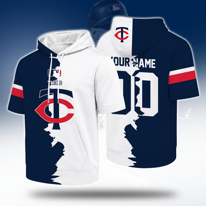[HOMERUN DEAL] NEW CUSTOMIZED MLB22 MTS MINNESOTA TWINS SHORT SLEEVE HOODIE