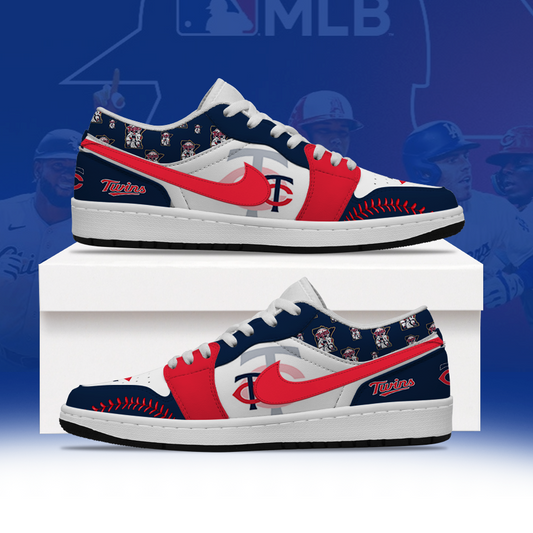 [HOMERUN DEAL] NEW CUSTOMIZED MLB22 MTS MINNESOTA TWINS AIR JORDAN LOW SHOES