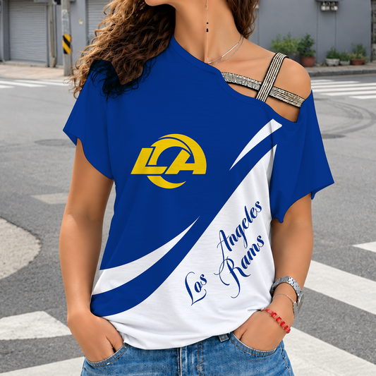 [TOUCHDOWN DEAL] NEW CUSTOMIZED NFL22 LAR LOS ANGELES RAMS SHOULDER SHIRT