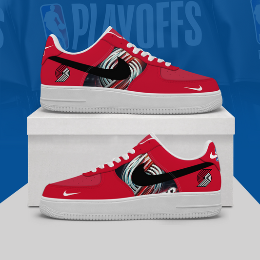 [SLAM DUNK DEAL] NEW CUSTOMIZED NBA22 PTB PORTLAND TRAIL BLAZERS AF1 SHOES