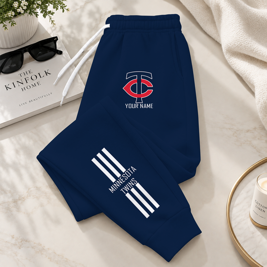 [HOMERUN DEAL] NEW CUSTOMIZED MLB22 MTS MINNESOTA TWINS SWEATPANTS