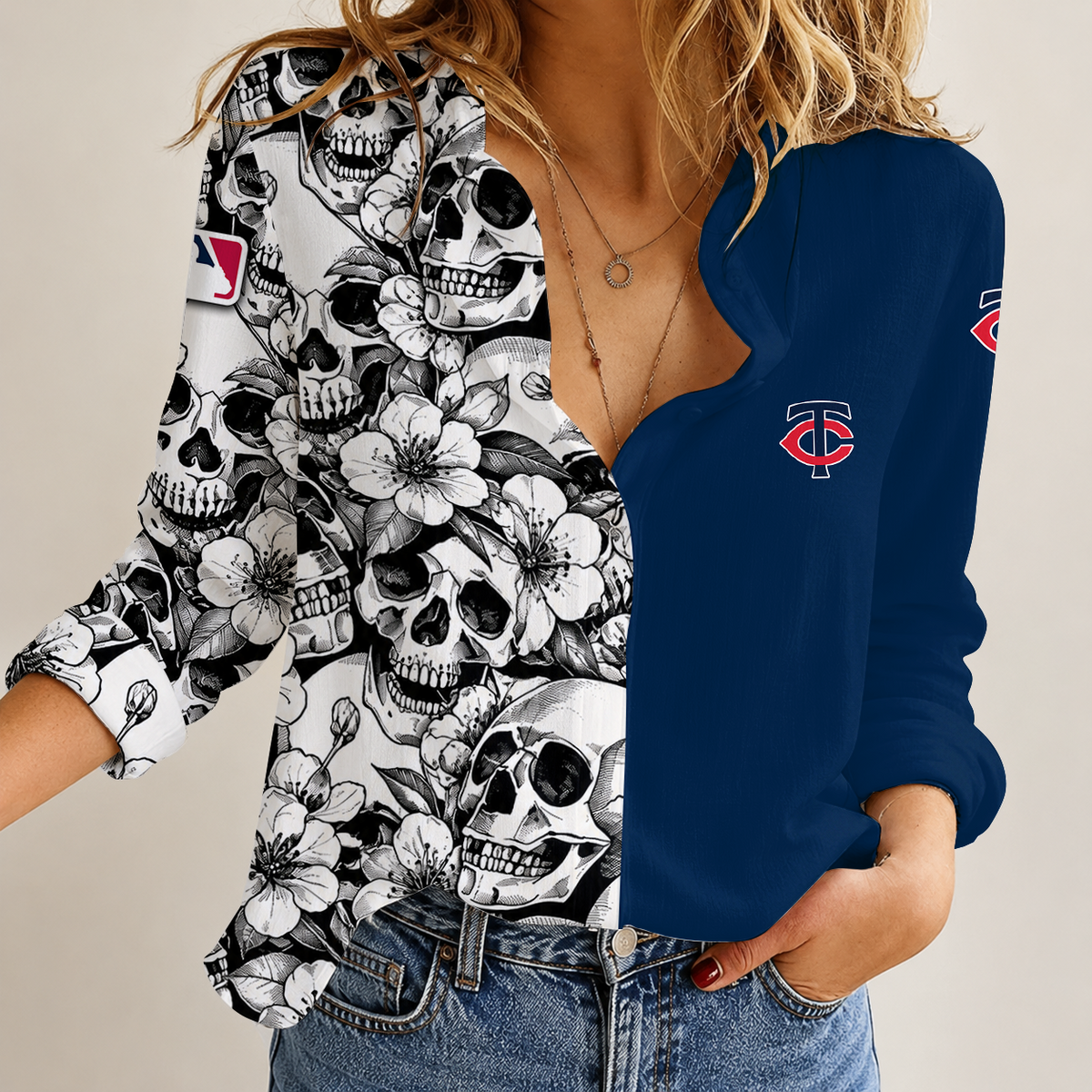 [HOMERUN DEAL] NEW CUSTOMIZED MLB22 MTS MINNESOTA TWINS WOMEN'S CASUAL SHIRT