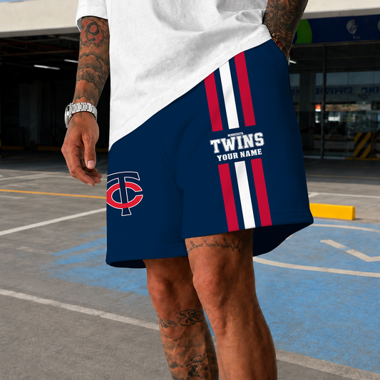 [HOMERUN DEAL] NEW PREMIUM MLB22 MTS MINNESOTA TWINS SHORT PANTS