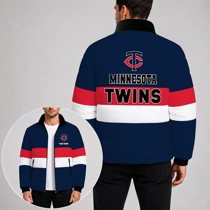 [HOMERUN DEAL] NEW CUSTOMIZED MLB 22 THE TWINS PUFFER JACKET