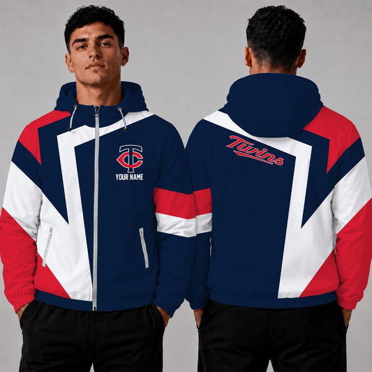 [HOMERUN DEAL] NEW CUSTOMIZED MLB22 MTS MINNESOTA TWINS WINDBREAKER JACKET