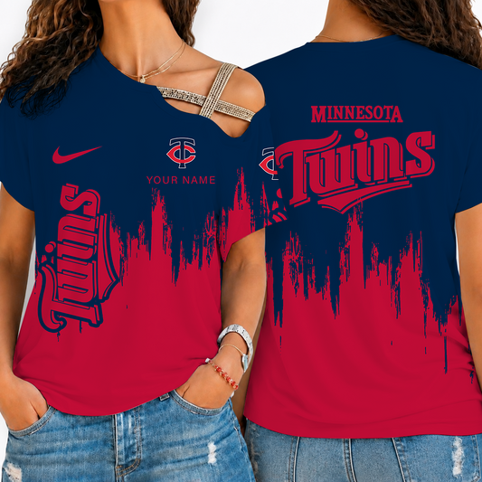 [HOMERUN DEAL] NEW CUSTOMIZED MLB22 MTS MINNESOTA TWINS SHOULDER SHIRT