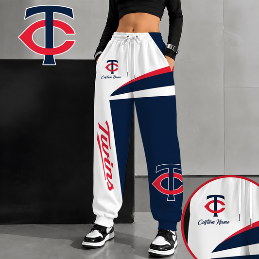 [HOMERUN DEAL] NEW CUSTOMIZED MLB22 MTS MINNESOTA TWINS SWEATPANTS