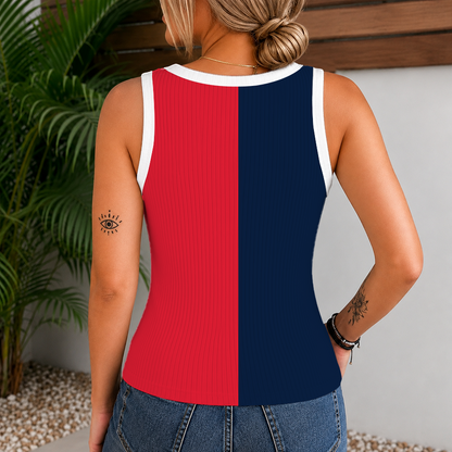 [HOMERUN DEAL] NEW CUSTOMIZED MLB22 MTS MINNESOTA TWINS WOMEN'S V-NECK TANK TOP