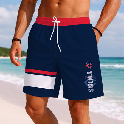 [HOMERUN DEAL] NEW PREMIUM MLB22 MTS MINNESOTA TWINS BASEBALL SHORT PANTS