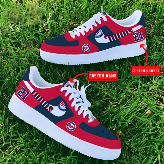 [HOMERUN DEAL] NEW CUSTOMIZED MLB22 MTS MINNESOTA TWINS AF1 SHOES