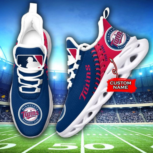 [HOMERUN DEAL] NEW CUSTOMIZED MLB22 MTS MINNESOTA TWINS MAX SOUL SHOES