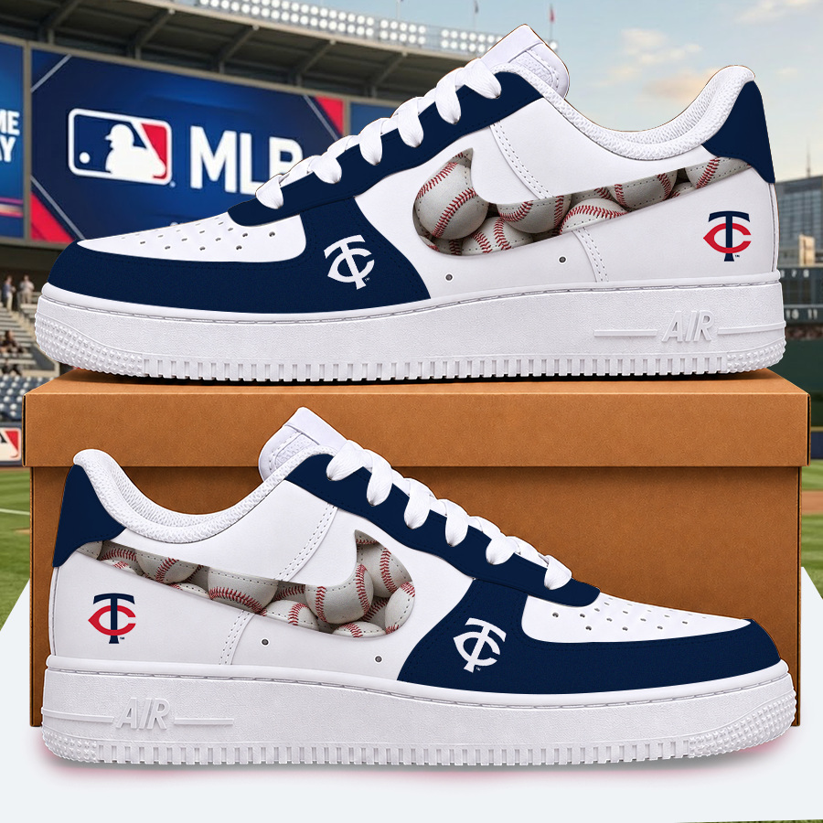 [HOMERUN DEAL] NEW CUSTOMIZED MLB22 MTS MINNESOTA TWINS AF1 SHOES