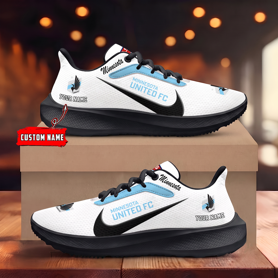 [GOAL DEAL] NEW CUSTOMIZED MLS22 MUF MINNESOTA UNITED FC ROAD RUNNING SHOES