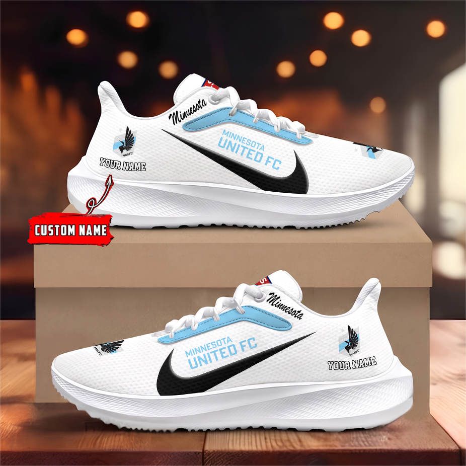 [GOAL DEAL] NEW CUSTOMIZED MLS22 MUF MINNESOTA UNITED FC ROAD RUNNING SHOES