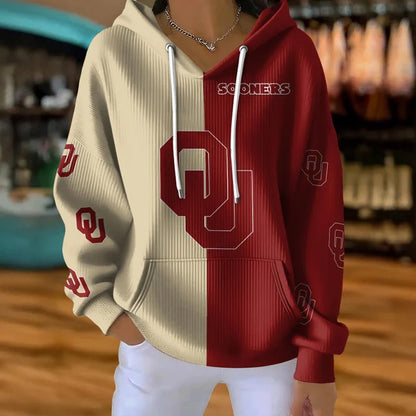 [HOMERUN DEAL] NEW CUSTOMIZED NCAA CWS22 OUS OKLAHOMA SOONERS RIBBED HOODIE & SWEATSHIRT
