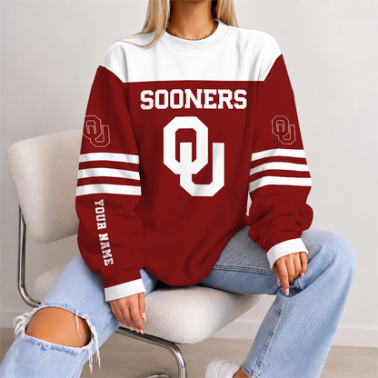 [HOMERUN DEAL] NEW CUSTOMIZED NCAA CWS22 OUS OKLAHOMA SOONERS UNISEX SWEATSHIRT