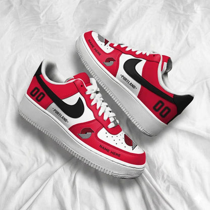 [SLAM DUNK DEAL] NEW CUSTOMIZED NBA22 PTB PORTLAND TRAIL BLAZERS AF1 SHOES