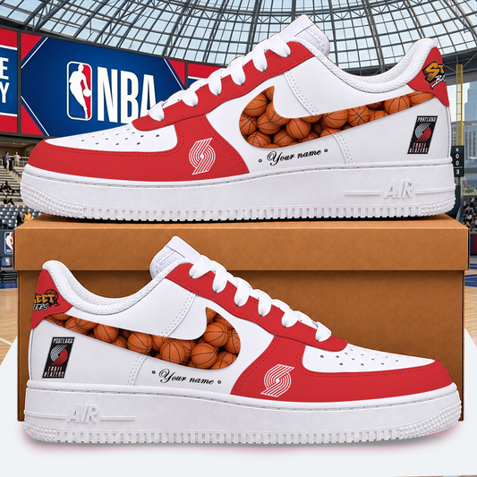 [SLAM DUNK DEAL] NEW CUSTOMIZED NBA22 PTB PORTLAND TRAIL BLAZERS AF1 SHOES