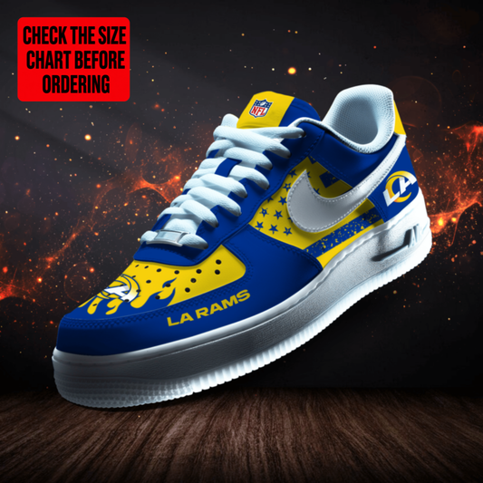 [TOUCHDOWN DEAL] NEW CUSTOMIZED NFL22 LAR LOS ANGELES RAMS AF1 SNEAKERS