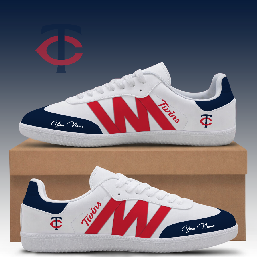 [HOMERUN DEAL] NEW CUSTOMIZED MLB22 MTS MINNESOTA TWINS CLASSIC SNEAKERS