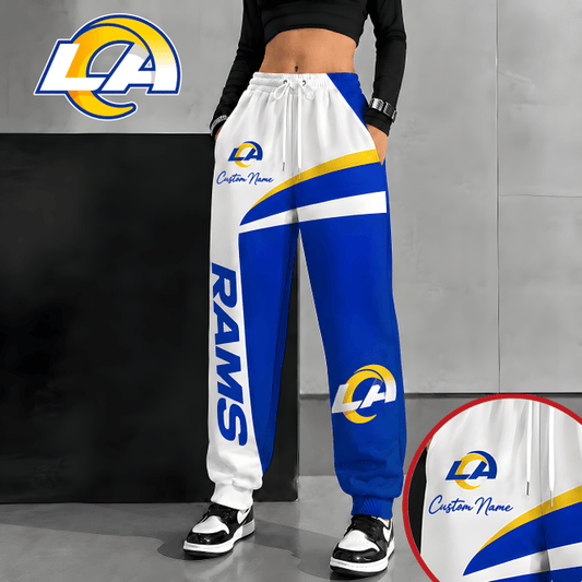 [TOUCHDOWN DEAL] NEW CUSTOMIZED NFL22 LAR LOS ANGELES RAMS SWEATPANTS