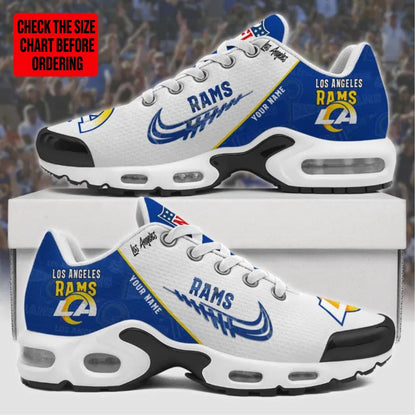 [TOUCHDOWN DEAL] NEW CUSTOMIZED NFL22 LAR LOS ANGELES RAMS AIR MAX PLUS SNEAKERS
