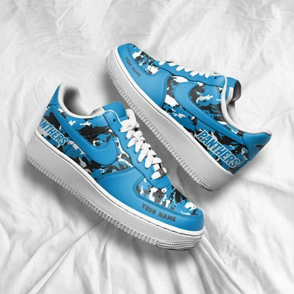 [TOUCHDOWN DEAL] NEW CUSTOMIZED NFL23 CLP CAROLINA PANTHERS AF1 SNEAKERS