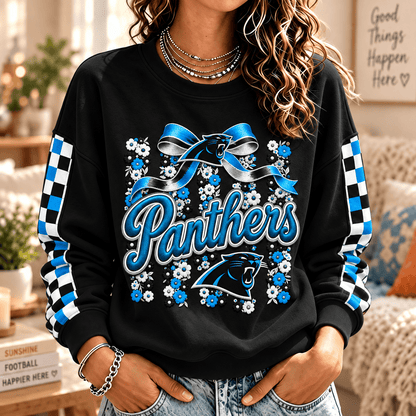 [TOUCHDOWN DEAL] NEW CUSTOMIZED NFL23 CLP CAROLINA PANTHERS  UNISEX SWEATSHIRT
