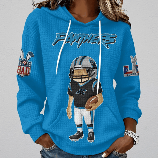 [TOUCHDOWN DEAL] NEW CUSTOMIZED NFL23 CLP CAROLINA PANTHERS UNISEX HOODED SWEATSHIRT