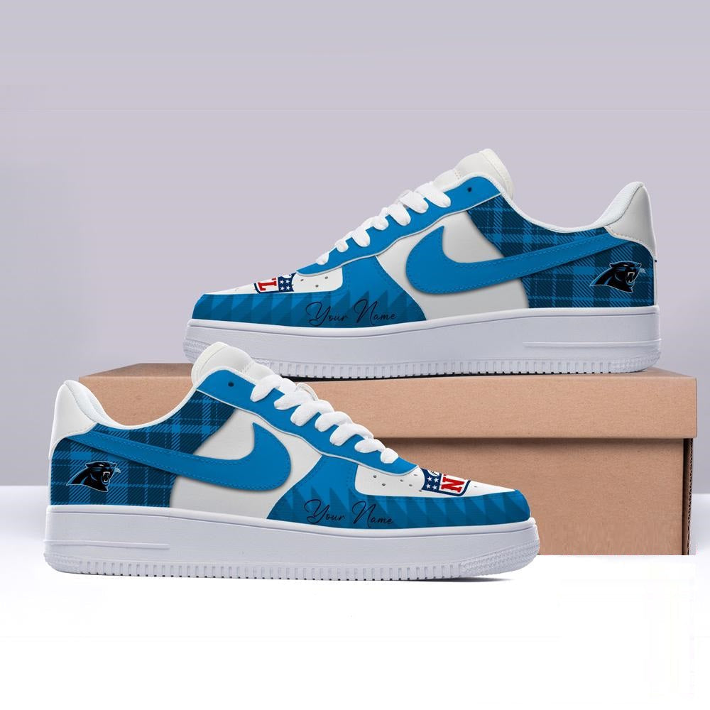 [TOUCHDOWN DEAL] NEW CUSTOMIZED NFL23 CLP CAROLINA PANTHERS AF1 SHOES