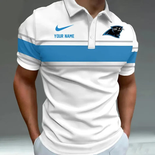 [TOUCHDOWN DEAL] NEW CUSTOMIZED NFL23 CLP CAROLINA PANTHERS POLO SHIRT