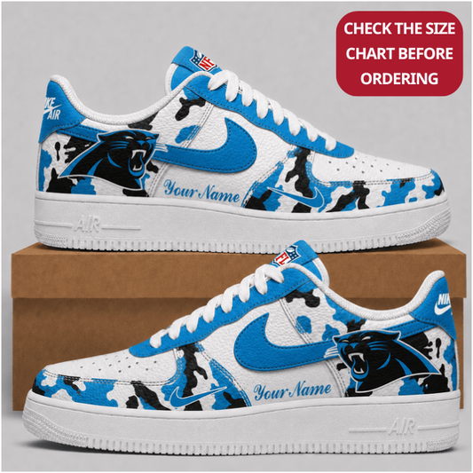 [TOUCHDOWN DEAL] NEW CUSTOMIZED NFL23 CLP CAROLINA PANTHERS AF1 SHOES
