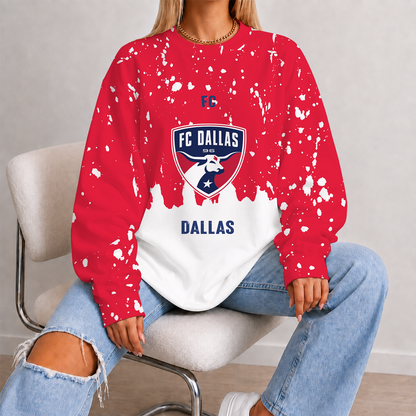 [GOAL DEAL] NEW CUSTOMIZED MLS23 FCD FC DALLAS UNISEX SWEATSHIRT