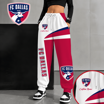 [GOAL DEAL] NEW CUSTOMIZED MLS23 FCD FC DALLAS SWEATPANTS