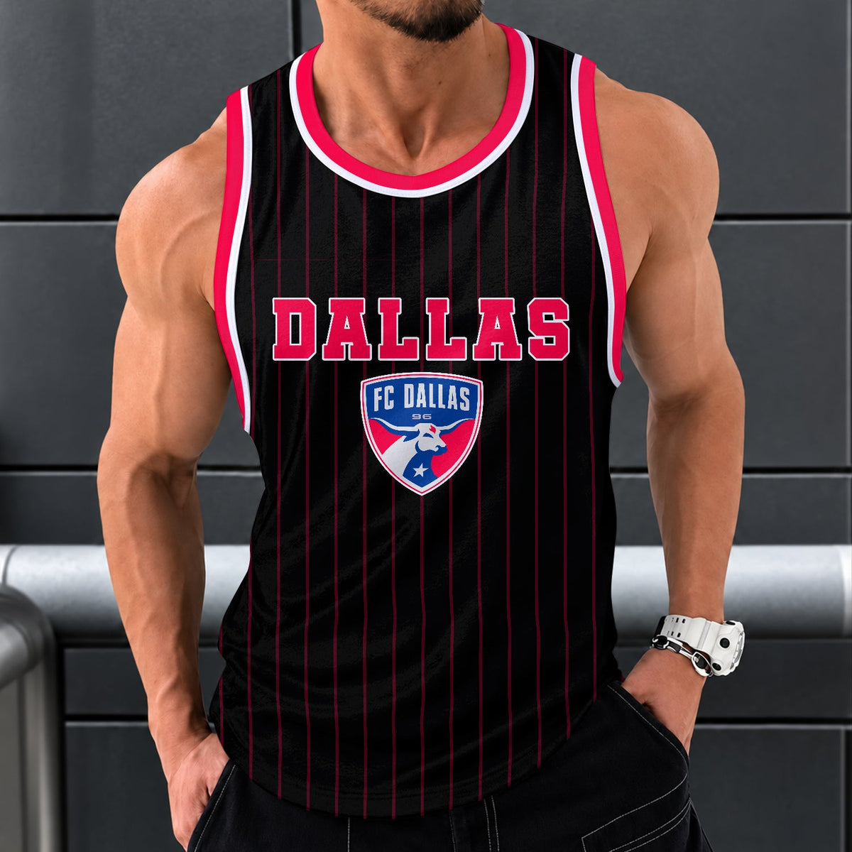 [GOAL DEAL] NEW CUSTOMIZED MLS23 FCD FC DALLAS UNISEX TANK TOP