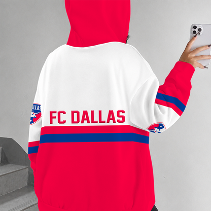 [GOAL DEAL] NEW CUSTOMIZED MLS23 FCD FC DALLAS ZIP HOODIE