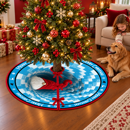 [TOUCHDOWN DEAL] NEW CUSTOMIZED NFL23 CLP THE PANTHERS CHRISTMAS TREE SKIRT