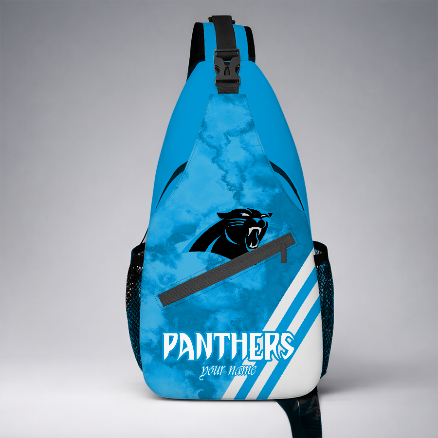 [TOUCHDOWN DEAL] NEW CUSTOMIZED NFL23 CLP CAROLINA PANTHERS SLING BAG