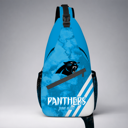 [TOUCHDOWN DEAL] NEW CUSTOMIZED NFL23 CLP CAROLINA PANTHERS SLING BAG