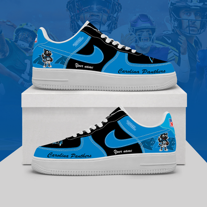 [TOUCHDOWN DEAL] NEW CUSTOMIZED NFL23 CLP CAROLINA PANTHERS AF1 SHOES