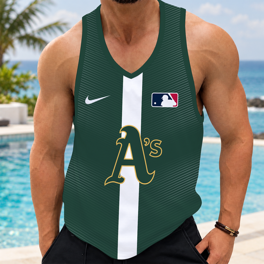 [HOMERUN DEAL] NEW CUSTOMIZED MLB23 OAS OAKLAND ATHLETICS UNISEX TANK TOP