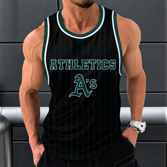 [HOMERUN DEAL] NEW CUSTOMIZED MLB23 OAS OAKLAND ATHLETICS UNISEX TANK TOP