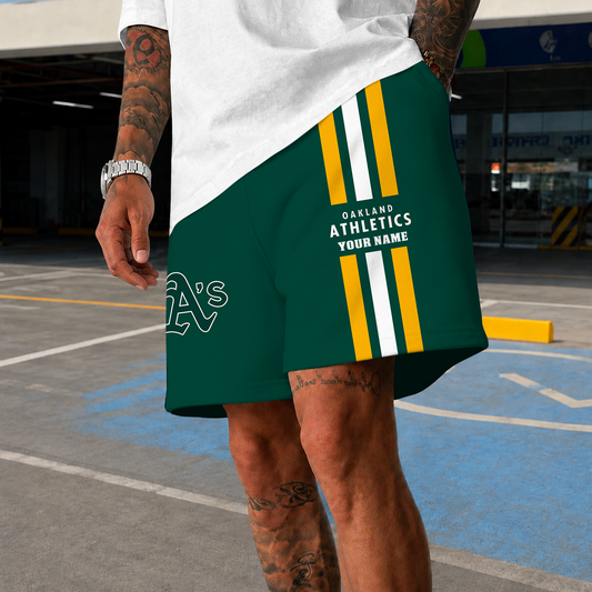[HOMERUN DEAL] NEW PREMIUM MLB23 OAS OAKLAND ATHLETICS SHORT PANTS