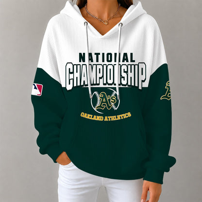 [HOMERUN DEAL] NEW CUSTOMIZED MLB23 OAS OAKLAND ATHLETICS RIBBED HOODIE & SWEATSHIRT