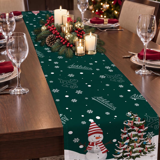 [HOMERUN DEAL] NEW CUSTOMIZED MLB23 OAS OAKLAND ATHLETICS TABLE RUNNER