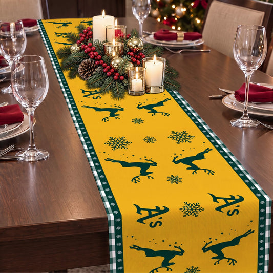 [HOMERUN DEAL] NEW CUSTOMIZED MLB23 OAS OAKLAND ATHLETICS TABLE RUNNER