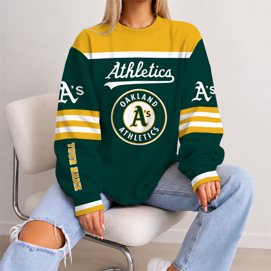 [HOMERUN DEAL] NEW CUSTOMIZED MLB23 OAS OAKLAND ATHLETICS UNISEX SWEATSHIRT