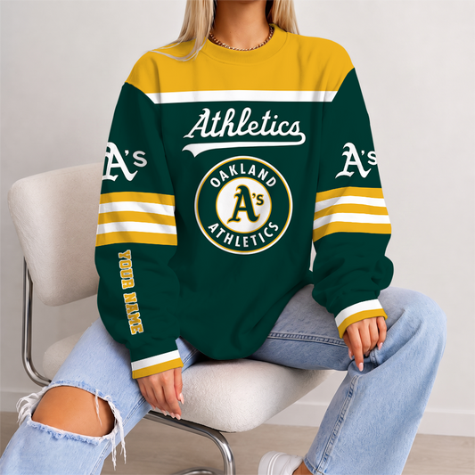 [HOMERUN DEAL] NEW CUSTOMIZED MLB23 OAS OAKLAND ATHLETICS UNISEX SWEATSHIRT