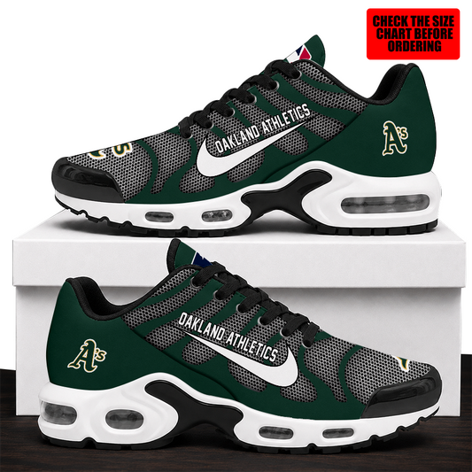 [HOMERUN DEAL] NEW CUSTOMIZED MLB23 OAS OAKLAND ATHLETICS AIR MAX PLUS SNEAKERS